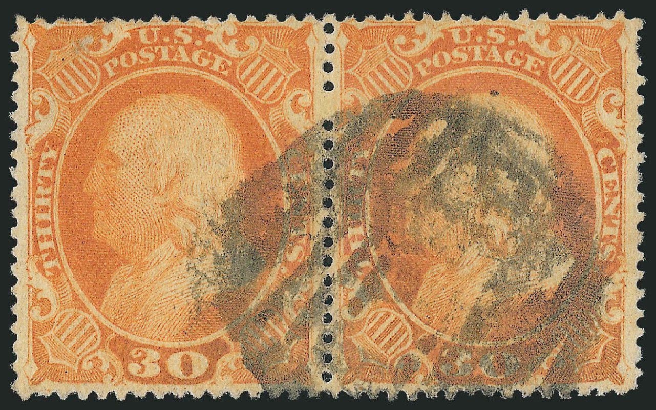 Cost of US Stamps Scott 38 - 1860 30c Franklin. Robert Siegel Auction Galleries, Jun 2012, Sale 1026, Lot 1196