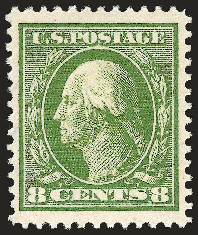 Price of US Stamp Scott Cat. # 380 - 1911 8c Washington Perf 12. Robert Siegel Auction Galleries, Apr 2009, Sale 972, Lot 3307