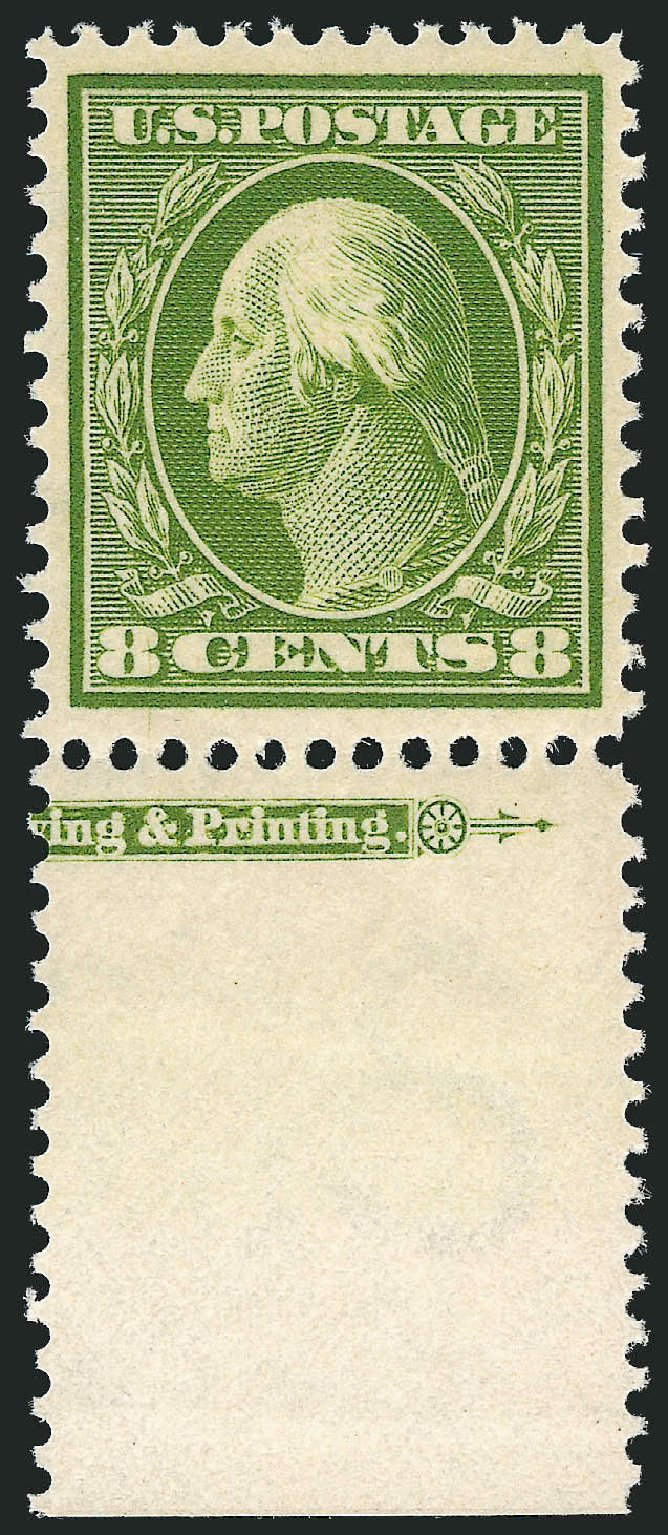 Costs of US Stamps Scott Catalogue # 380 - 1911 8c Washington Perf 12. Robert Siegel Auction Galleries, Mar 2011, Sale 1007, Lot 2680