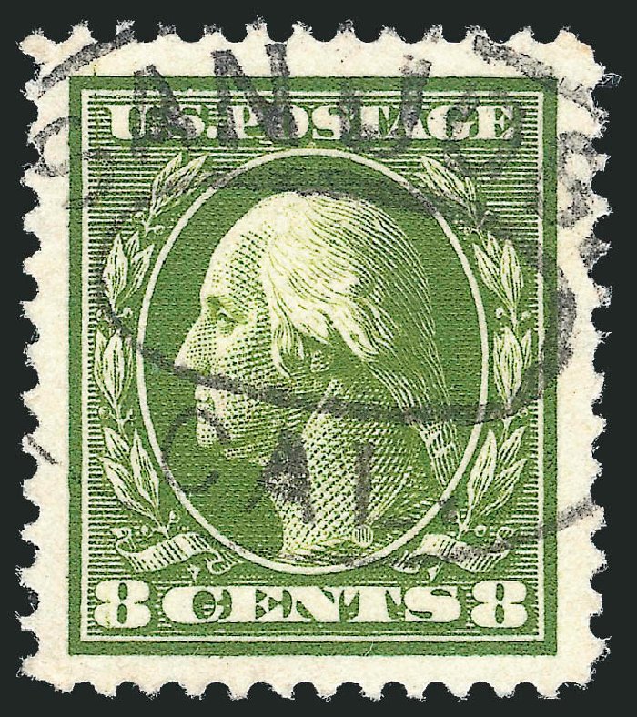 Values of US Stamp Scott Catalog # 380: 8c 1911 Washington Perf 12. Robert Siegel Auction Galleries, Jun 2012, Sale 1026, Lot 1401