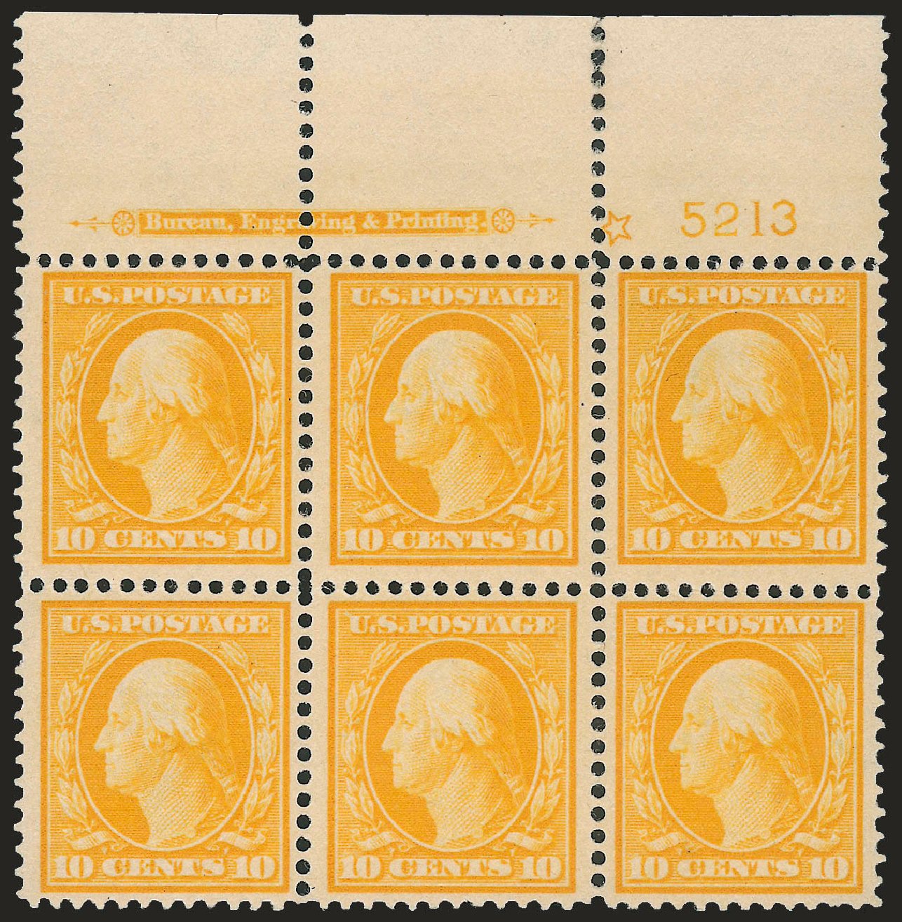 Price of US Stamps Scott Catalog # 381: 10c 1911 Washington Perf 12. Robert Siegel Auction Galleries, Dec 2008, Sale 967, Lot 4717