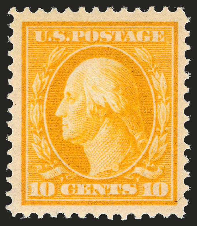 Cost of US Stamps Scott Catalogue # 381 - 10c 1911 Washington Perf 12. Robert Siegel Auction Galleries, Apr 2010, Sale 984, Lot 838