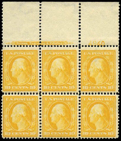 Value of US Stamp Scott #381 - 10c 1911 Washington Perf 12. Matthew Bennett International, Mar 2011, Sale 336, Lot 1280