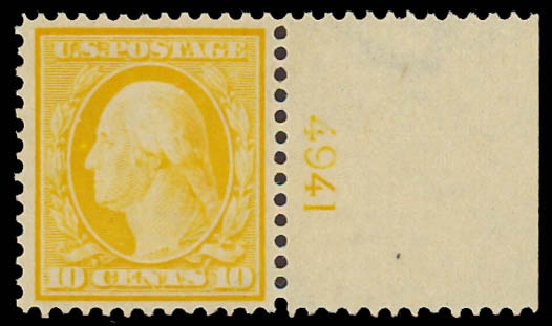Price of US Stamp Scott Catalogue # 381 - 10c 1911 Washington Perf 12. Daniel Kelleher Auctions, Jun 2012, Sale 630, Lot 1801
