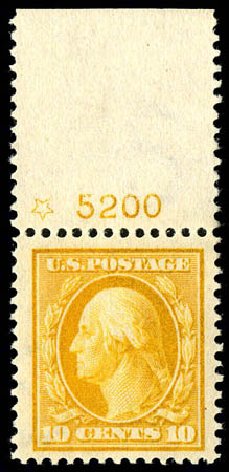 Price of US Stamp Scott Cat. # 381 - 1911 10c Washington Perf 12. Matthew Bennett International, Dec 2008, Sale 330, Lot 1764