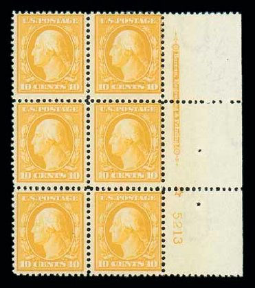 Prices of US Stamp Scott # 381: 1911 10c Washington Perf 12. Matthew Bennett International, Jun 2007, Sale 319, Lot 1405