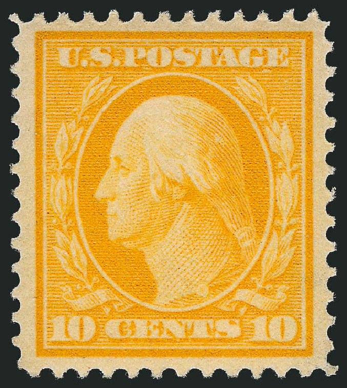 US Stamp Price Scott Catalog 381: 1911 10c Washington Perf 12. Robert Siegel Auction Galleries, Mar 2011, Sale 1007, Lot 2682
