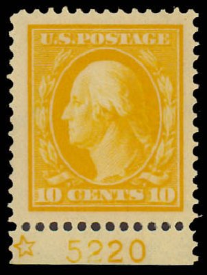 Costs of US Stamps Scott Catalogue #381 - 10c 1911 Washington Perf 12. Daniel Kelleher Auctions, Jun 2012, Sale 630, Lot 1803