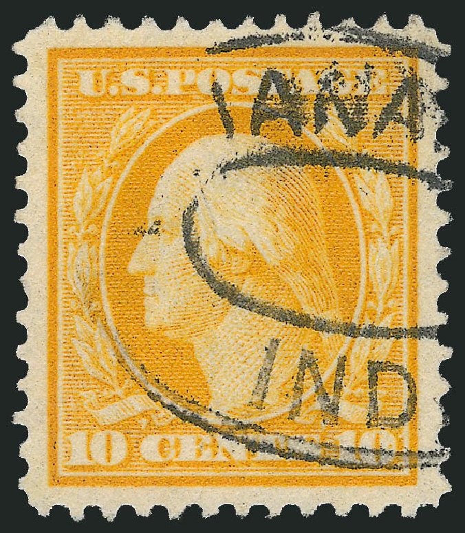 US Stamps Prices Scott Catalogue # 381: 1911 10c Washington Perf 12. Robert Siegel Auction Galleries, Oct 2011, Sale 1014, Lot 1833