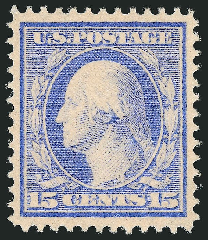 Costs of US Stamp Scott Catalog #382: 1911 15c Washington Perf 12. Robert Siegel Auction Galleries, Sep 2009, Sale 976, Lot 1967
