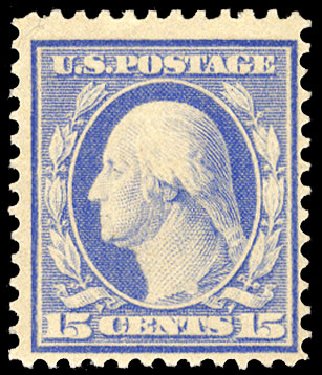 Costs of US Stamps Scott Catalog # 382: 1911 15c Washington Perf 12. Cherrystone Auctions, Apr 2010, Sale 201004, Lot 248