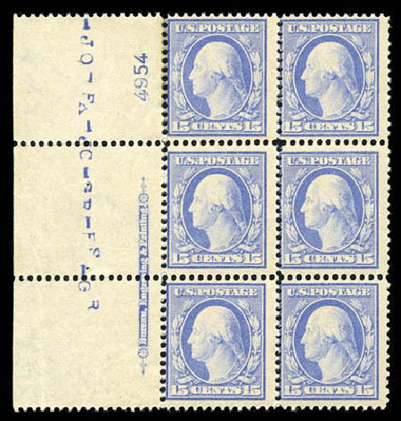 Cost of US Stamps Scott Catalogue 382 - 15c 1911 Washington Perf 12. Matthew Bennett International, Mar 2012, Sale 344, Lot 4550