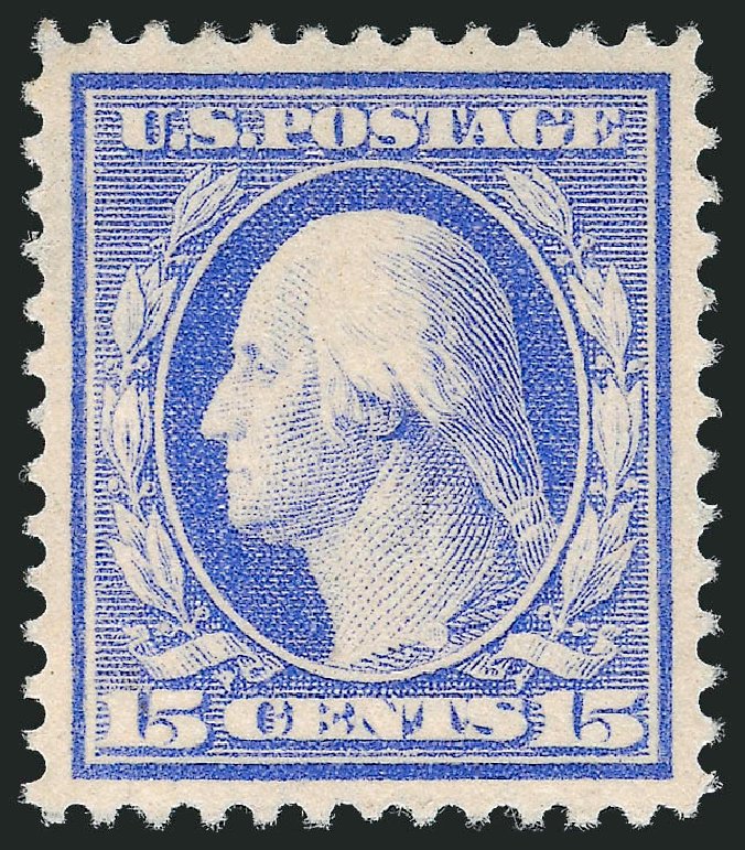 Cost of US Stamp Scott Catalogue 382 - 15c 1911 Washington Perf 12. Robert Siegel Auction Galleries, Oct 2011, Sale 1014, Lot 1834
