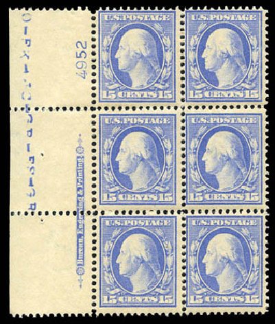 Price of US Stamp Scott #382: 15c 1911 Washington Perf 12. Matthew Bennett International, Mar 2011, Sale 337, Lot 2855