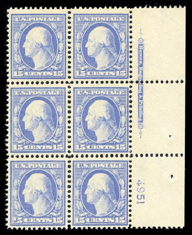 Price of US Stamps Scott # 382: 15c 1911 Washington Perf 12. Matthew Bennett International, Sep 2010, Sale 331, Lot 712
