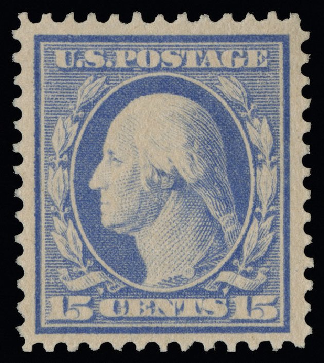 Cost of US Stamp Scott Cat. #382: 15c 1911 Washington Perf 12. Spink Shreves Galleries, Aug 2013, Sale 144, Lot 222