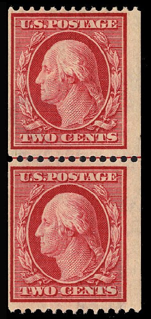 Cost of US Stamps Scott 386 - 2c 1910 Washington Coil. Cherrystone Auctions, Apr 2012, Sale 201204, Lot 119