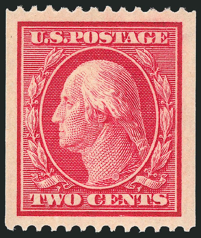 Cost of US Stamps Scott #386: 1910 2c Washington Coil. Robert Siegel Auction Galleries, Dec 2013, Sale 1062, Lot 564
