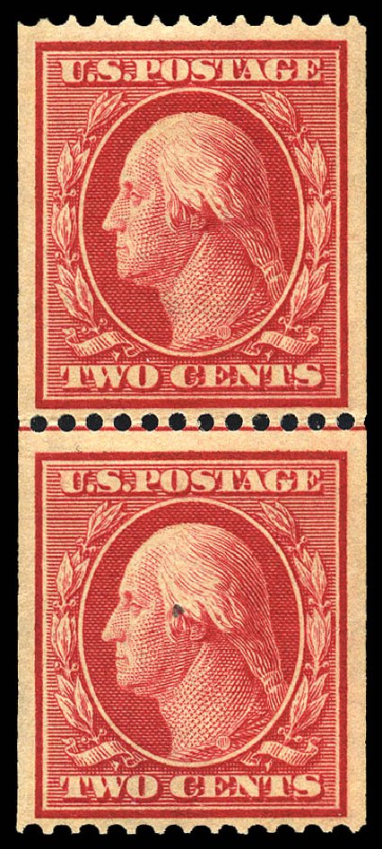 Costs of US Stamp Scott #386 - 2c 1910 Washington Coil. Matthew Bennett International, May 2014, Sale 350, Lot 535