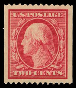 US Stamps Price Scott Catalog #386 - 2c 1910 Washington Coil. Daniel Kelleher Auctions, Aug 2012, Sale 631, Lot 1163