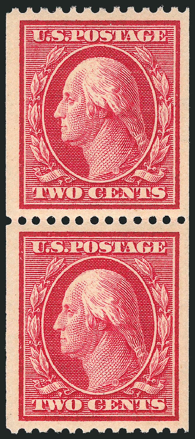 US Stamp Price Scott Catalog # 386 - 2c 1910 Washington Coil. Robert Siegel Auction Galleries, Dec 2013, Sale 1062, Lot 563