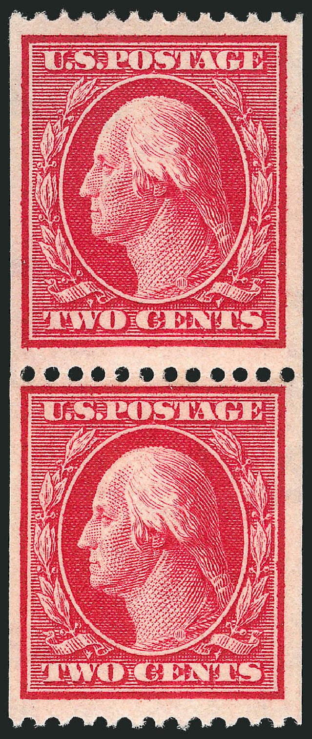 Cost of US Stamp Scott Catalog # 386 - 2c 1910 Washington Coil. Robert Siegel Auction Galleries, Nov 2013, Sale 1061, Lot 3876