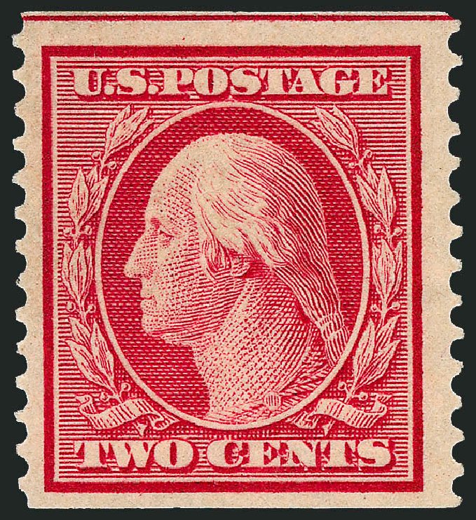US Stamp Prices Scott Catalog # 388 - 2c 1910 Washington Coil. Robert Siegel Auction Galleries, Oct 2008, Sale 963, Lot 967