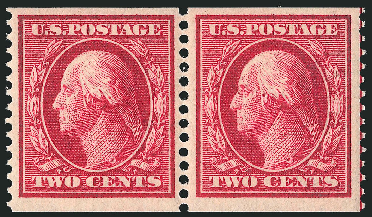 US Stamp Price Scott #388: 2c 1910 Washington Coil. Robert Siegel Auction Galleries, Dec 2013, Sale 1062, Lot 568