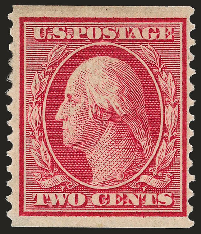 Costs of US Stamps Scott Cat. #388 - 1910 2c Washington Coil. Robert Siegel Auction Galleries, Apr 2010, Sale 984, Lot 839