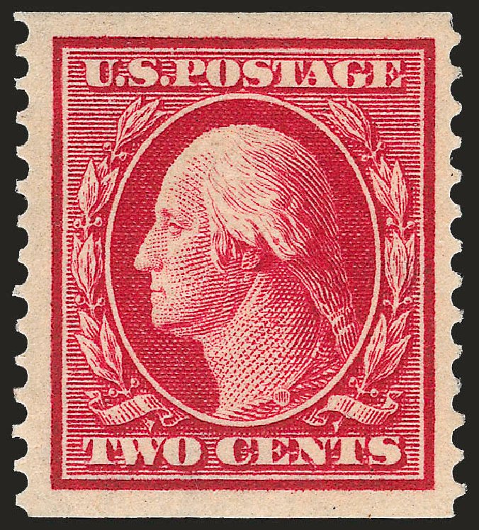 US Stamps Prices Scott Catalogue #388: 1910 2c Washington Coil. Robert Siegel Auction Galleries, Jun 2010, Sale 992, Lot 2449
