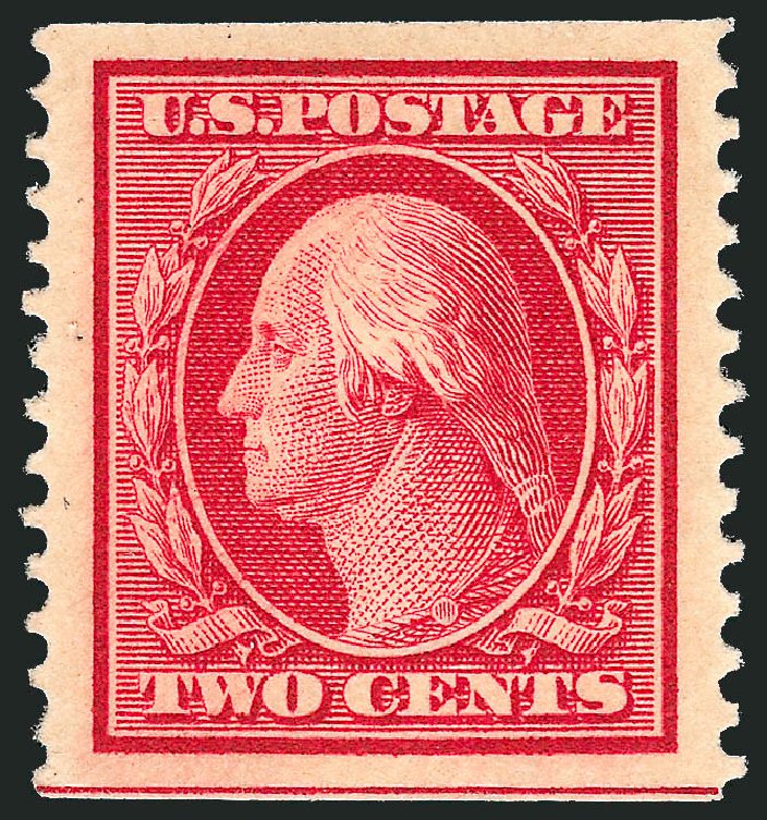 US Stamp Price Scott # 388: 2c 1910 Washington Coil. Robert Siegel Auction Galleries, Oct 2010, Sale 997, Lot 5949