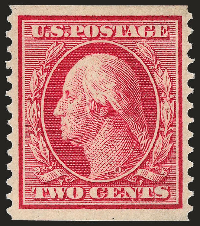Costs of US Stamps Scott 388: 2c 1910 Washington Coil. Robert Siegel Auction Galleries, Apr 2010, Sale 984, Lot 840