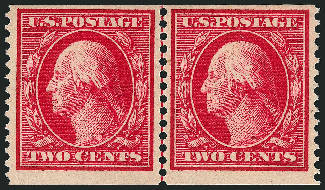US Stamps Prices Scott Catalogue # 388 - 1910 2c Washington Coil. Robert Siegel Auction Galleries, Oct 2011, Sale 1013, Lot 391