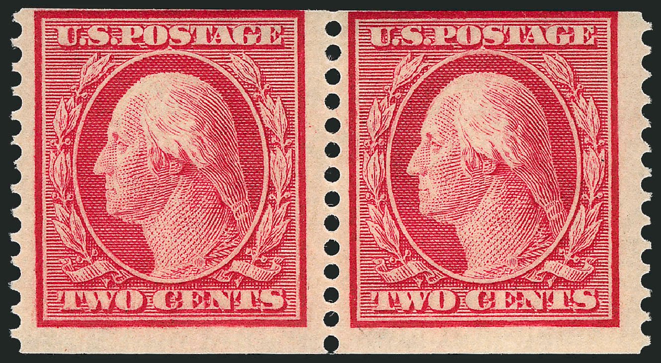 Prices of US Stamp Scott Catalogue #388: 2c 1910 Washington Coil. Robert Siegel Auction Galleries, Jul 2013, Sale 1050, Lot 514