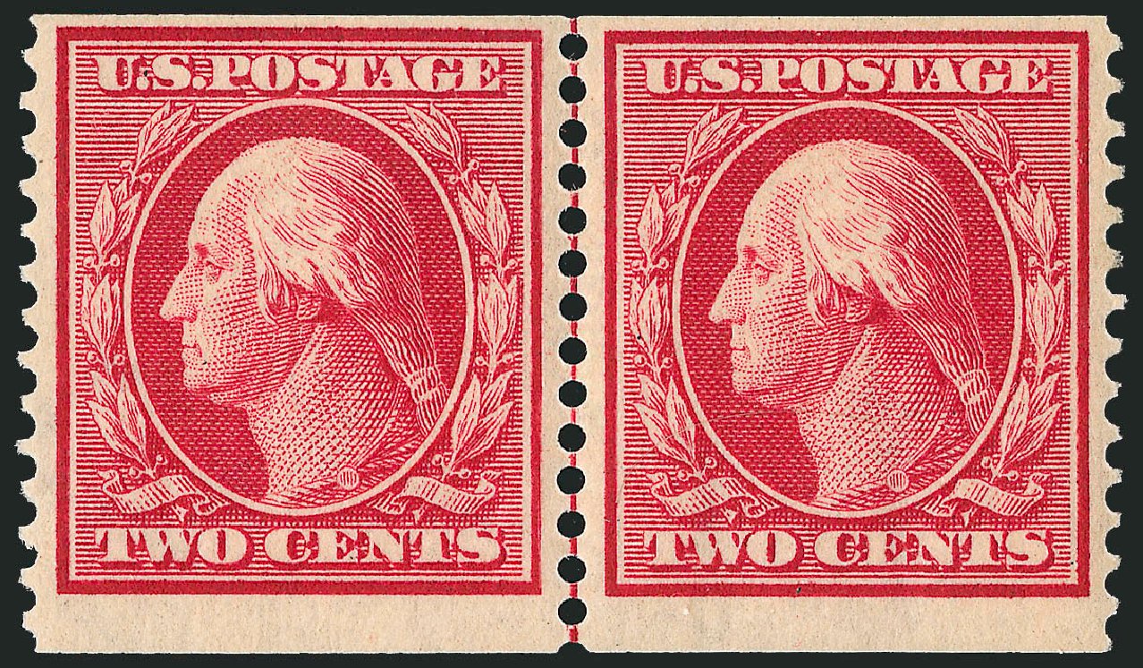 US Stamp Price Scott Catalog #388: 2c 1910 Washington Coil. Robert Siegel Auction Galleries, Sep 2009, Sale 968B, Lot 492