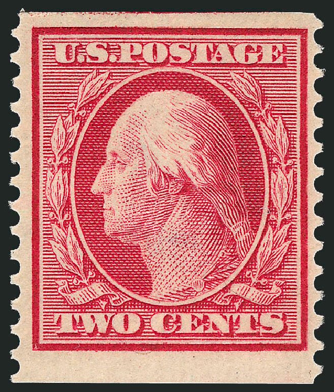 US Stamps Price Scott Catalog #388: 1910 2c Washington Coil. Robert Siegel Auction Galleries, Sep 2009, Sale 968B, Lot 493