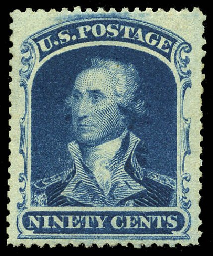 US Stamps Prices Scott 39: 90c 1860 Washington. Matthew Bennett International, May 2014, Sale 350, Lot 87