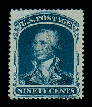 US Stamps Price Scott Catalogue # 39 - 1860 90c Washington. Matthew Bennett International, Jun 2007, Sale 319, Lot 1088