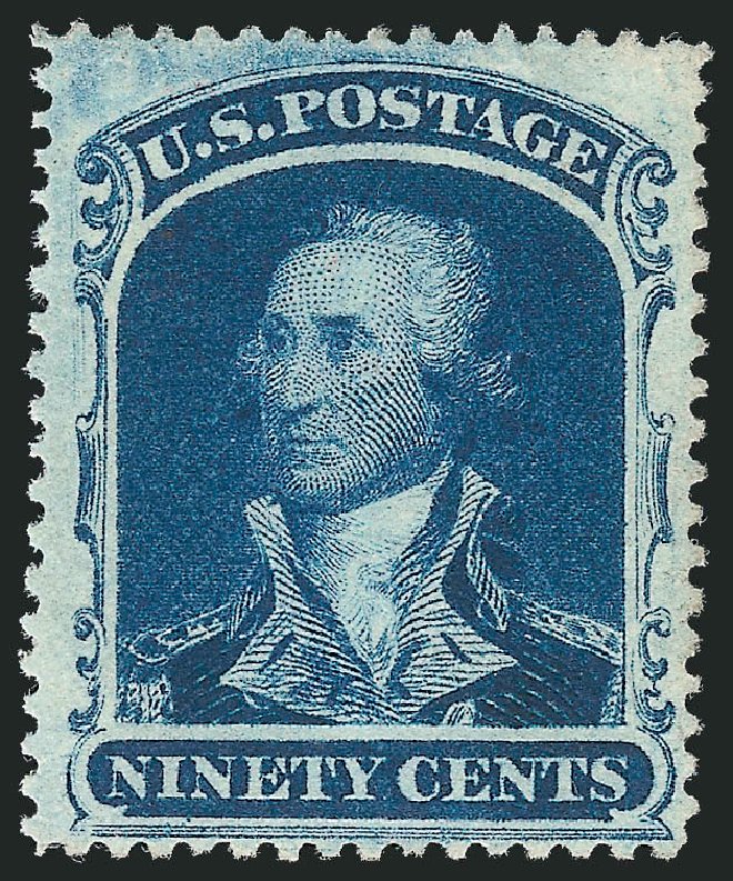Values of US Stamps Scott Catalogue #39 - 1860 90c Washington. Robert Siegel Auction Galleries, Jun 2012, Sale 1026, Lot 1198