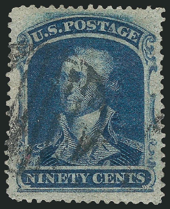 Cost of US Stamps Scott Catalog 39 - 1860 90c Washington. Robert Siegel Auction Galleries, Jun 2010, Sale 992, Lot 2108