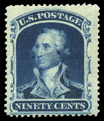 Cost of US Stamp Scott Catalogue # 39 - 90c 1860 Washington. Matthew Bennett International, Mar 2011, Sale 336, Lot 1139