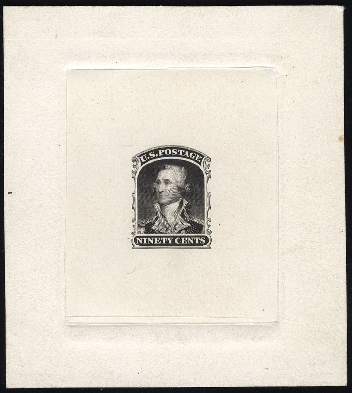 Price of US Stamp Scott Catalog #39 - 1860 90c Washington. Cherrystone Auctions, Jan 2009, Sale 200901, Lot 69