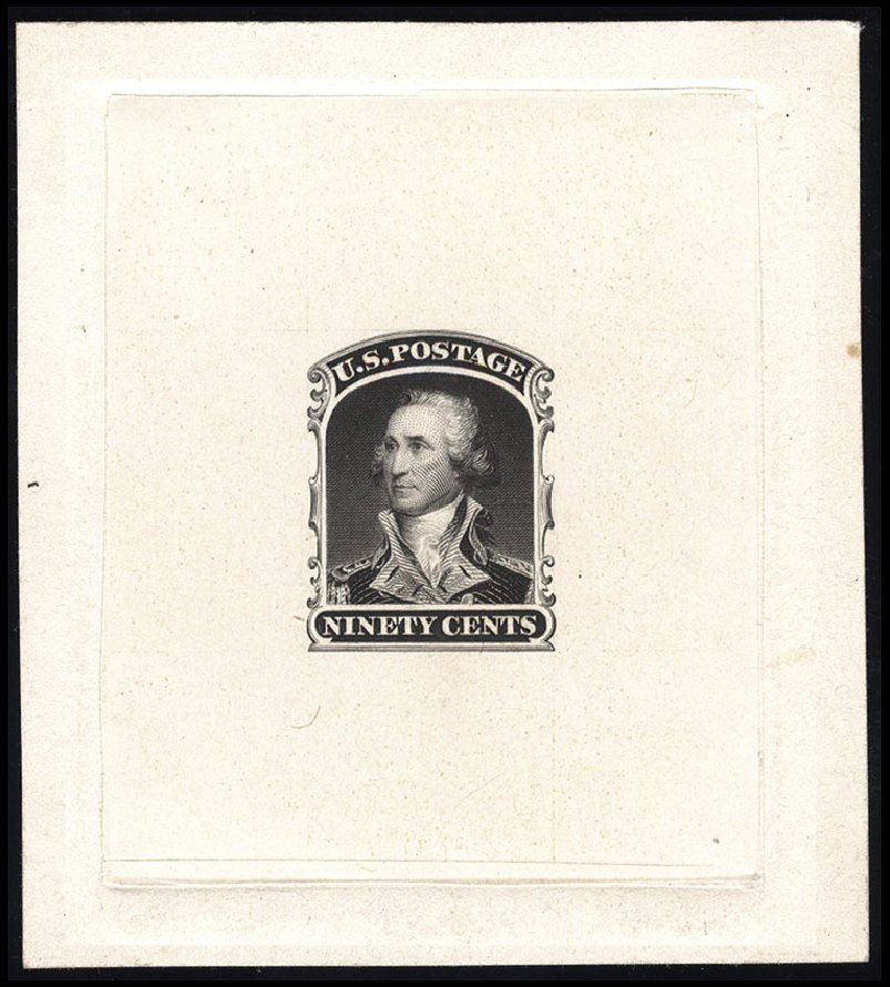 Cost of US Stamp Scott Cat. #39 - 1860 90c Washington. Cherrystone Auctions, Nov 2010, Sale 201011, Lot 59