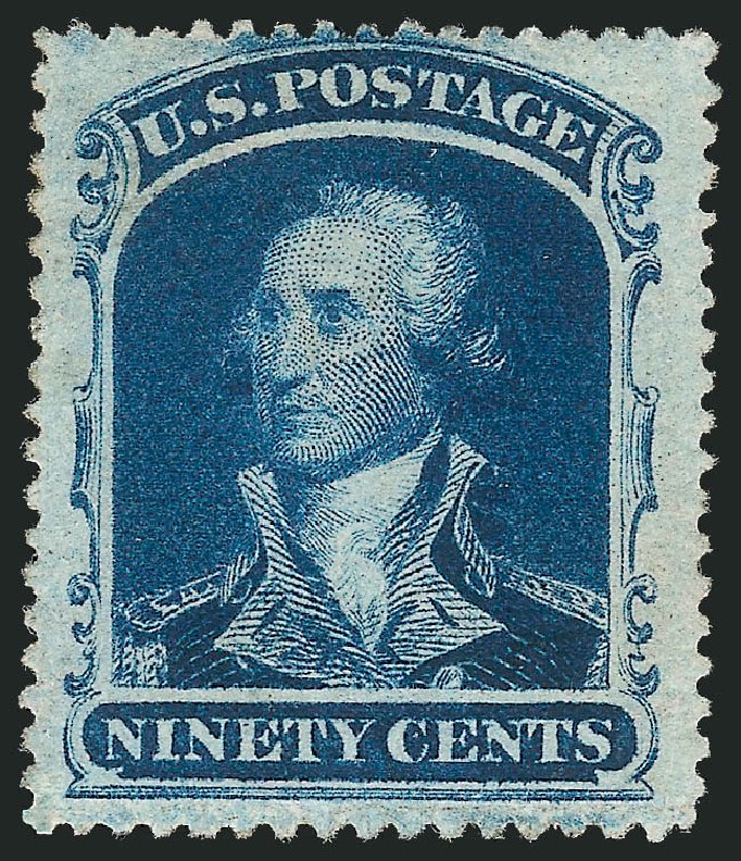 Value of US Stamps Scott Cat. # 39 - 1860 90c Washington. Robert Siegel Auction Galleries, Oct 2011, Sale 1014, Lot 1129