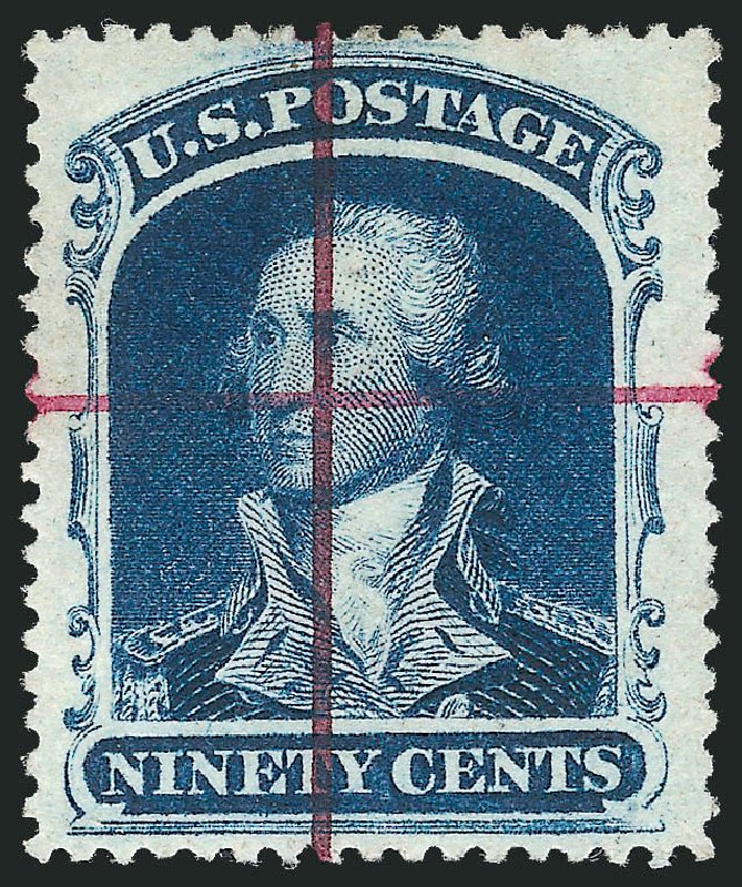 Cost of US Stamps Scott #39 - 90c 1860 Washington. Robert Siegel Auction Galleries, Jun 2012, Sale 1026, Lot 1199