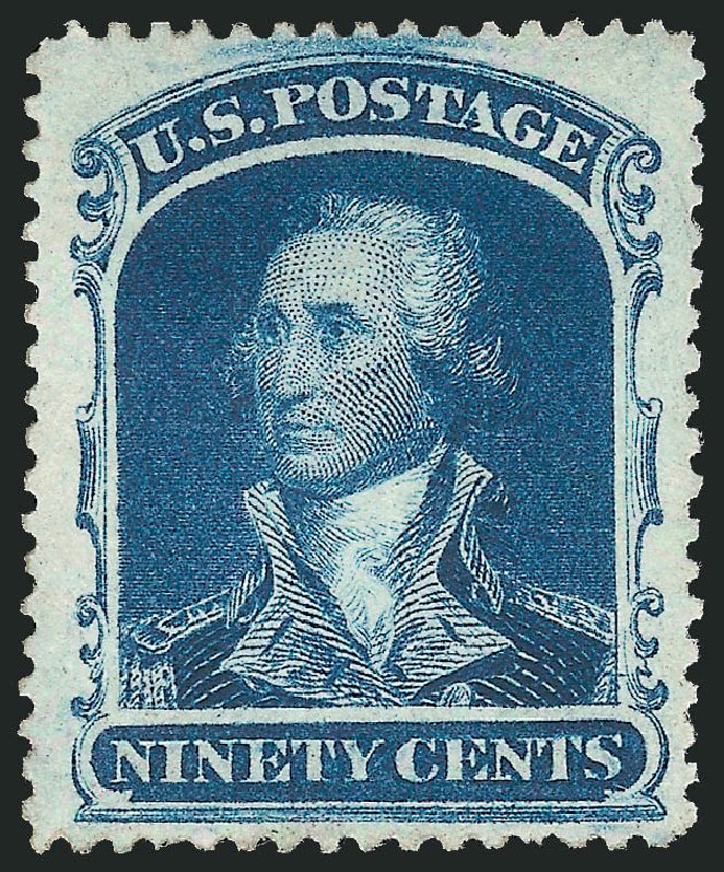 Price of US Stamps Scott Catalog # 39: 90c 1860 Washington. Robert Siegel Auction Galleries, Jun 2009, Sale 975, Lot 1229