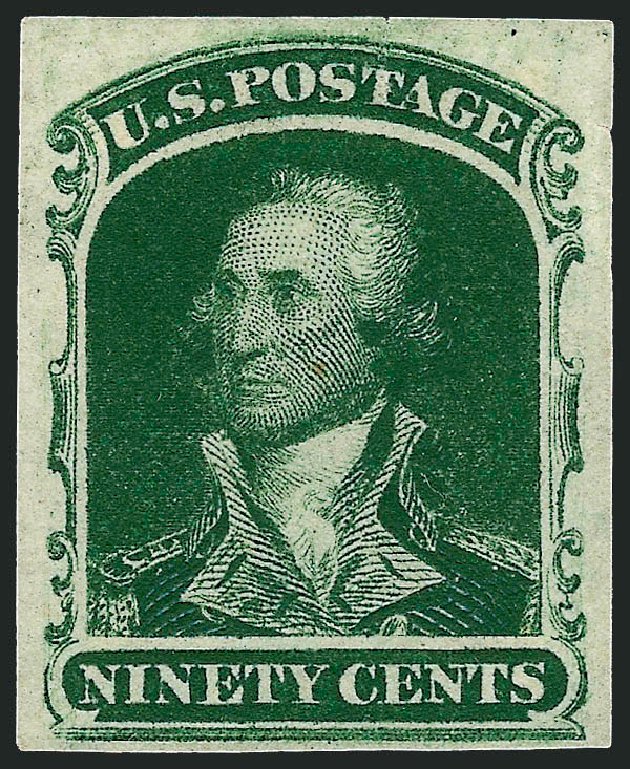 US Stamps Value Scott Cat. # 39: 90c 1860 Washington. Robert Siegel Auction Galleries, Sep 2008, Sale 962, Lot 2010
