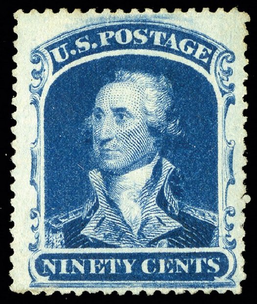 Prices of US Stamp Scott # 39 - 1860 90c Washington. Spink Shreves Galleries, May 2014, Sale 148, Lot 60