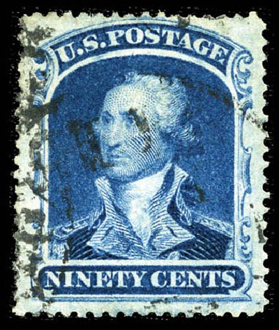 US Stamp Prices Scott Cat. # 39: 1860 90c Washington. Matthew Bennett International, Feb 2012, Sale 340, Lot 131