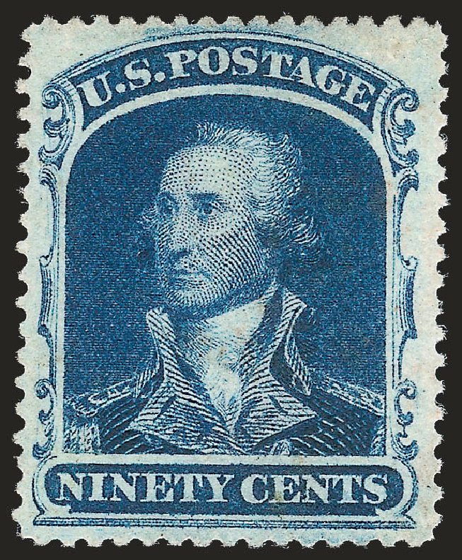 Prices of US Stamps Scott Catalog #39 - 1860 90c Washington. Robert Siegel Auction Galleries, Apr 2010, Sale 984, Lot 221